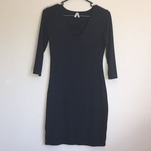 Black cocktail dress